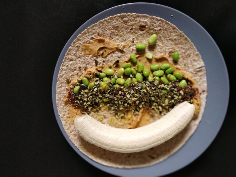 Rezeptbild - Bananen-Erdnussbutter Wrap - Dr. Graf, in 3 Wochen